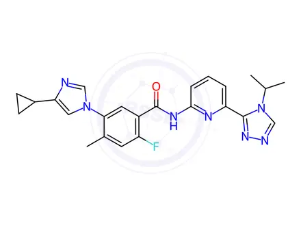 Chemical structure of Selonsertib