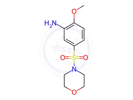 Chemical structure of 2-Methoxy-5-(morpholine-4-sulfonyl)-phenylamine