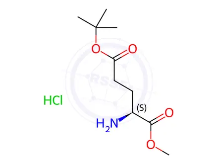 Chemical structure of 5-tert-Butyl 1-Methyl L-Glutamate Hydrochloride