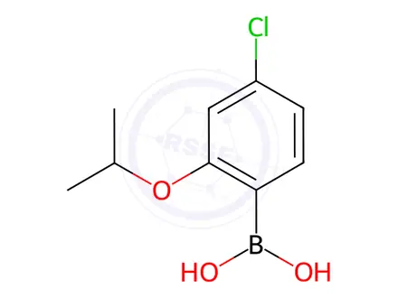 Chemical structure of (4-Chloro-2-isopropoxyphenyl)boronic acid