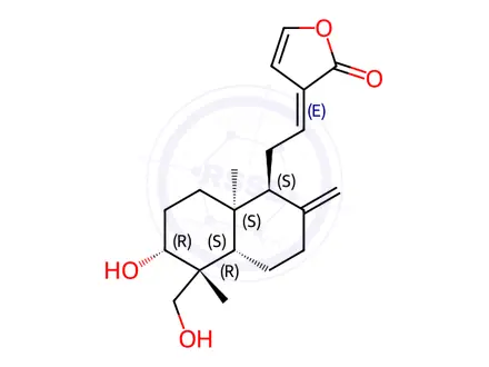 Chemical structure of Andrographolide Impurity 3