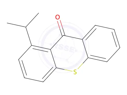 Chemical structure of Isopropylthioxanthone (ITX) mixed isomers