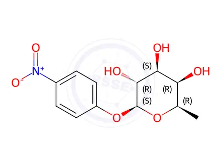 Chemical structure of 4-Nitrophenyl β-D-Fucopyranoside