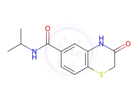 Chemical structure of N-isopropyl-3-oxo-3,4-dihydro-2H-benzo[b][1,4]thiazine-6-carboxamide