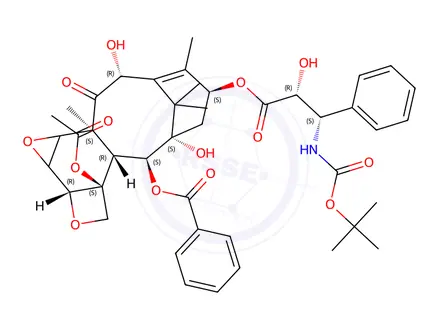 Chemical structure of 6,7-Epoxy Docetaxel (Mixture of Diastereomers)