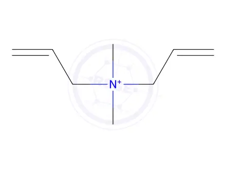 Chemical structure of N-Allyl-N,N-dimethylprop-2-en-1-aminium