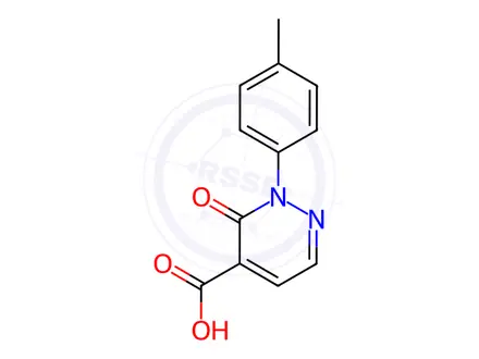 Chemical structure of 3-Oxo-2-(p-tolyl)-2,3-dihydropyridazine-4-carboxylic acid