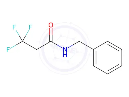 Chemical structure of N-benzyl-3,3,3-trifluoropropanamide