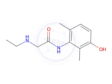 Chemical structure of 3-Hydroxy-N-desethyl Lidocaine