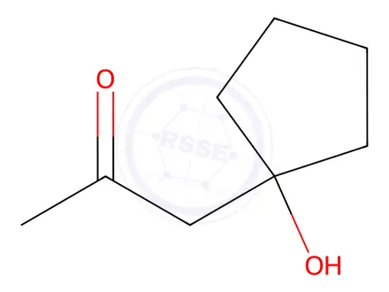Chemical structure of 1-(1-Hydroxycyclopentyl)propan-2-one
