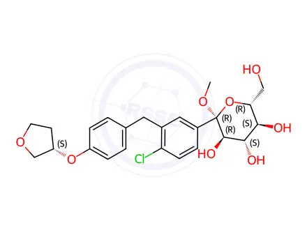 Chemical structure of Empagliflozin Impurity 568
