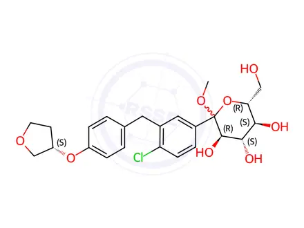 Chemical structure of Empagliflozin Impurity 577