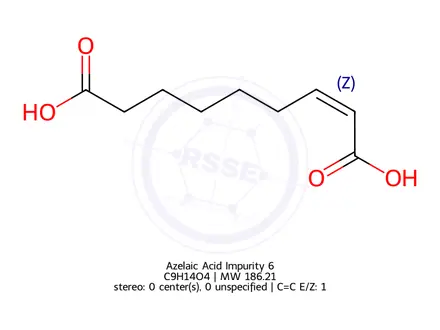 Chemical structure of Azelaic Acid Impurity 21