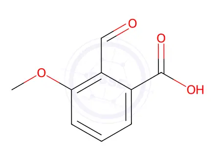 Chemical structure of 2-Formyl-3-methoxybenzoic acid