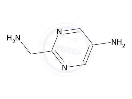 Chemical structure of 2-(Aminomethyl)pyrimidin-5-amine