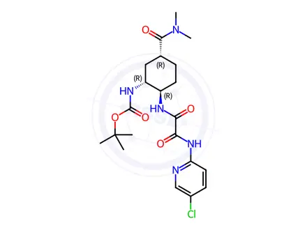 Chemical structure of Edoxaban Impurity 28 (1R,2R,4R)