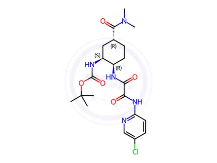 Chemical structure of Edoxaban Impurity 80