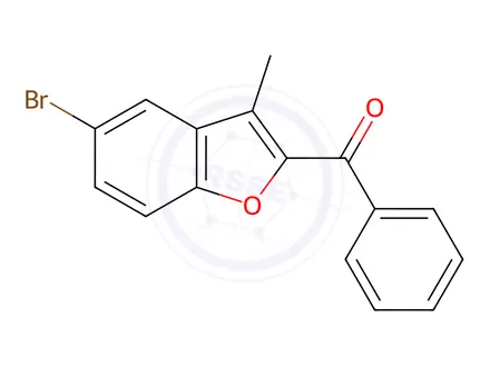 Chemical structure of (5-Bromo-3-methylbenzofuran-2-yl)(phenyl)methanone