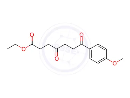 Chemical structure of Ethyl 7-(4-methoxyphenyl)-4,7-dioxoheptanoate