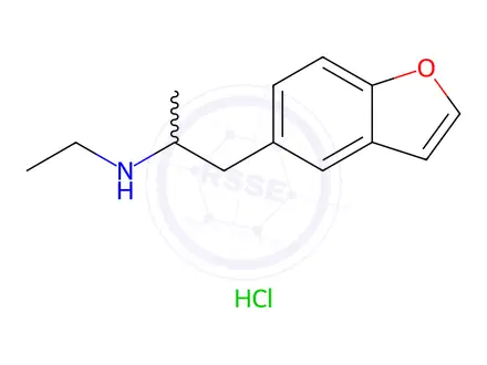 Chemical structure of 5-EAPB Hydrochloride
