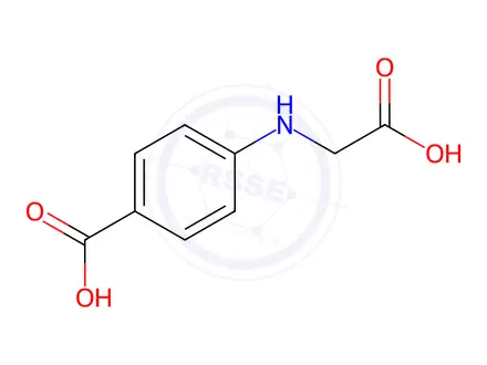 Chemical structure of 4-[(carboxymethyl)amino]benzoic acid