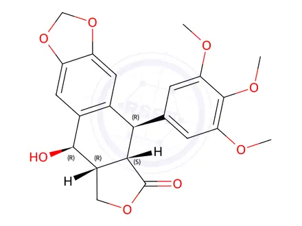 Chemical structure of Podophyllotoxin Impurity 9