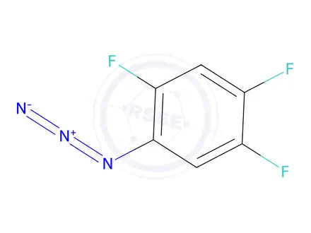 Chemical structure of 1-azido-2,4,5-trifluorobenzene