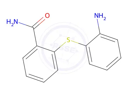 Chemical structure of 2-((2-aminophenyl)thio)benzamide