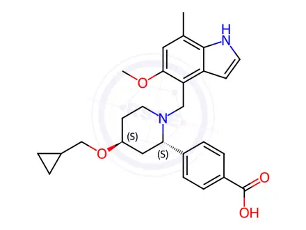Chemical structure of Lanoracopan