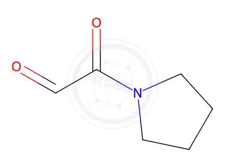 Chemical structure of Oxo-(1-Pyrrolidinyl)Acetaldehyde