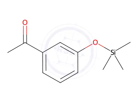 Chemical structure of 3'-(Trimethylsilyloxy)acetophenone