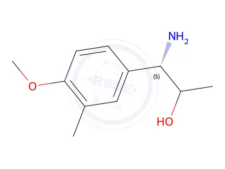 Chemical structure of (1S)-1-amino-1-(4-methoxy-3-methylphenyl)propan-2-ol