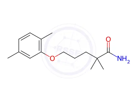 Chemical structure of Gemfibrozil EP Impurity B