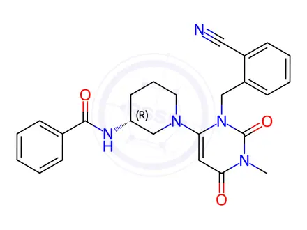 Chemical structure of Alogliptin Impurity 47