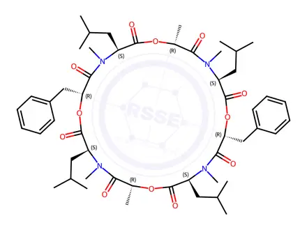 Chemical structure of PF 1022A