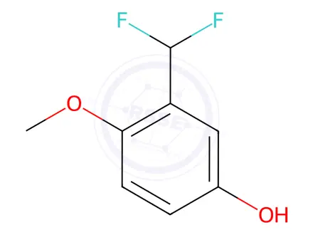 Chemical structure of 3-(Difluoromethyl)-4-methoxyphenol
