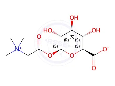 Chemical structure of Betaine glucuronate