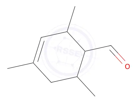 Chemical structure of 2,4,6-TRIMETHYL-3-CYCLOHEXEN-1-CARBOXALDEHYDE