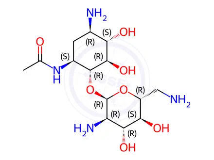 Chemical structure of Neomycin Sulfate Impurity 2 (Neomycin Sulfate EP Impurity B)(Neomycin LP-A)