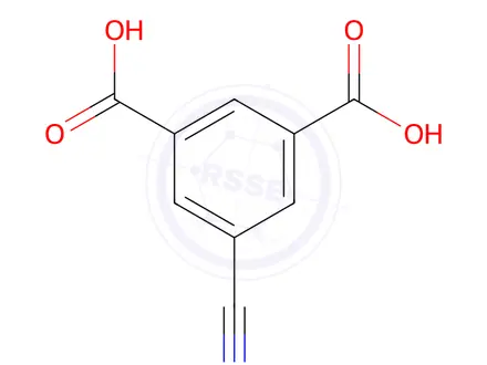 Chemical structure of 5-cyanoisophthalic acid