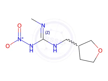 Chemical structure of Dinotefuran