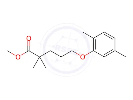Chemical structure of Gemfibrozil EP Impurity I