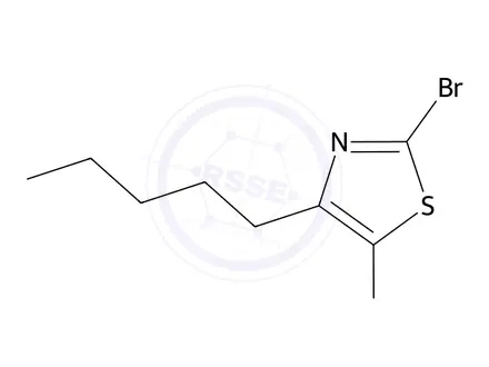 Chemical structure of 2,5-Dibromo-4-pentylthiazole