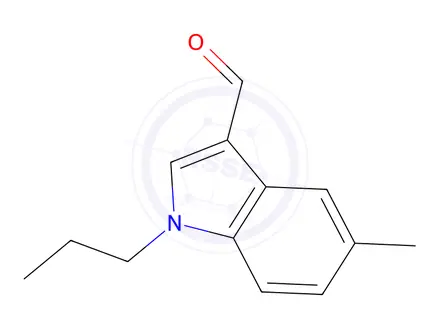 Chemical structure of 5-Methyl-1-propyl-1H-indole-3-carbaldehyde