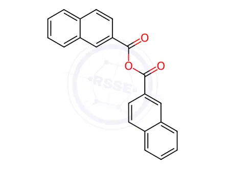 Chemical structure of 2-Naphthoic anhydride