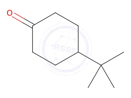 Chemical structure of 4-T-Butylcyclohexanone