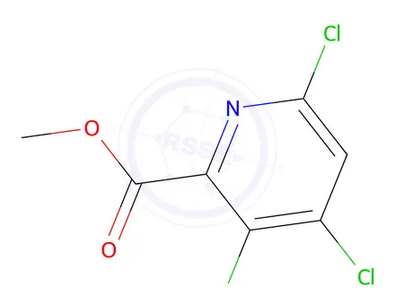 Chemical structure of methyl 3,4,6-trichloropicolinate