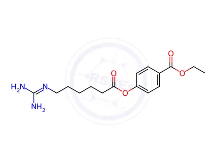 Chemical structure of Gabexate