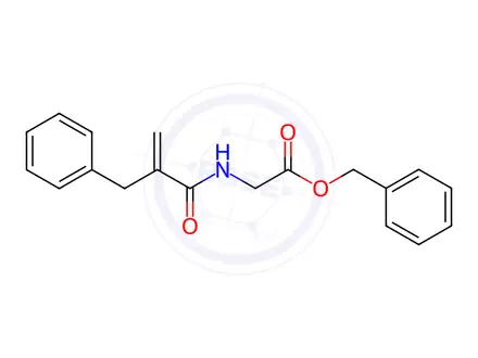 Chemical structure of 2-Des(acetylthiomethyl)-2-methylene Racecadotril