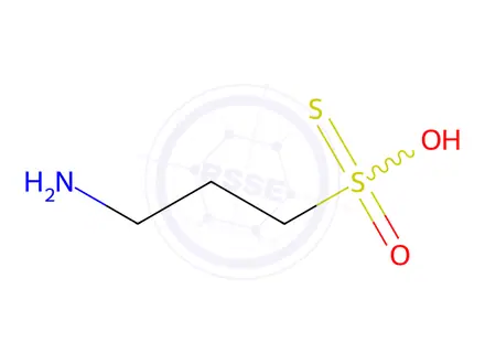 Chemical structure of 3-hydroxysulfonothioylpropan-1-amine